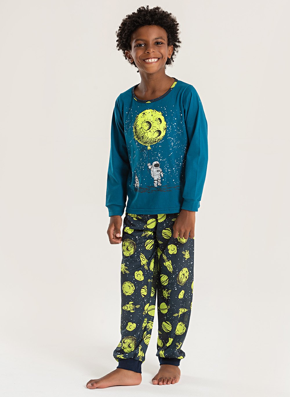Pijama Infantil The Children's Place - Conjunto 2 Peças Algodão