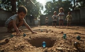 Como Brincar de Bolinha de Gude