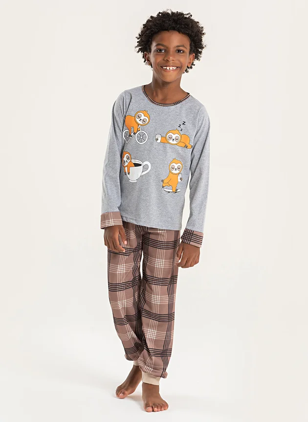 pijama infantil inverno